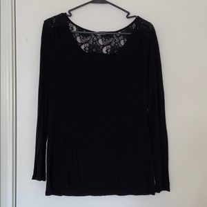 long sleeve black shirt